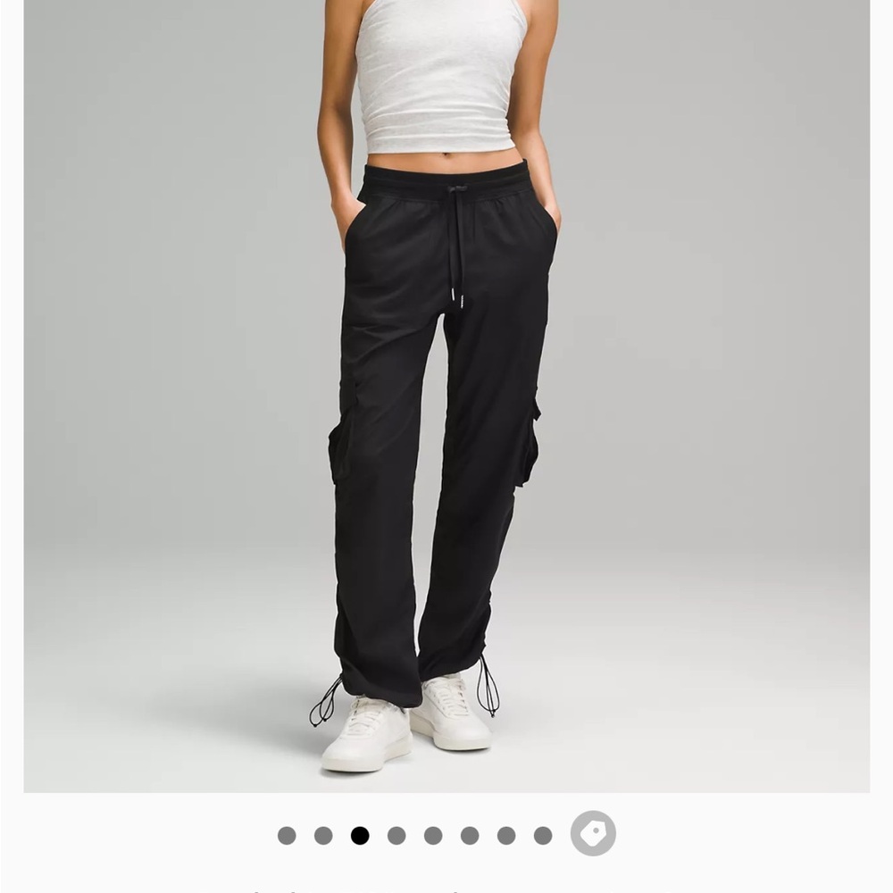 Lululemon Black Track Pants Relaxed Fit Joggers